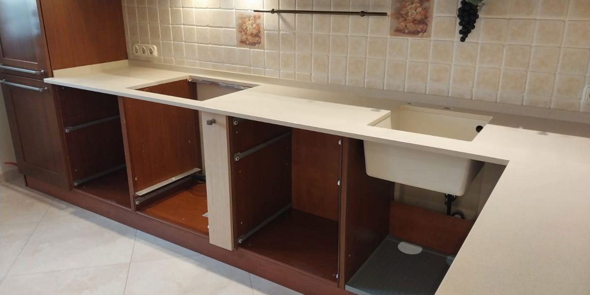 Столешница из кварцевого агломерата Smartquartz Sunshine
